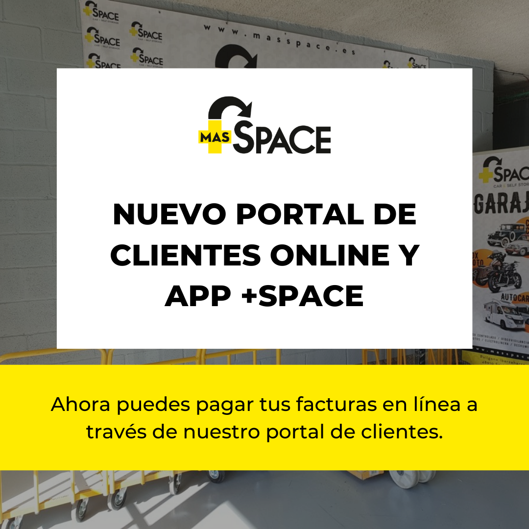 Nuevo portal de clientes online y App +Space